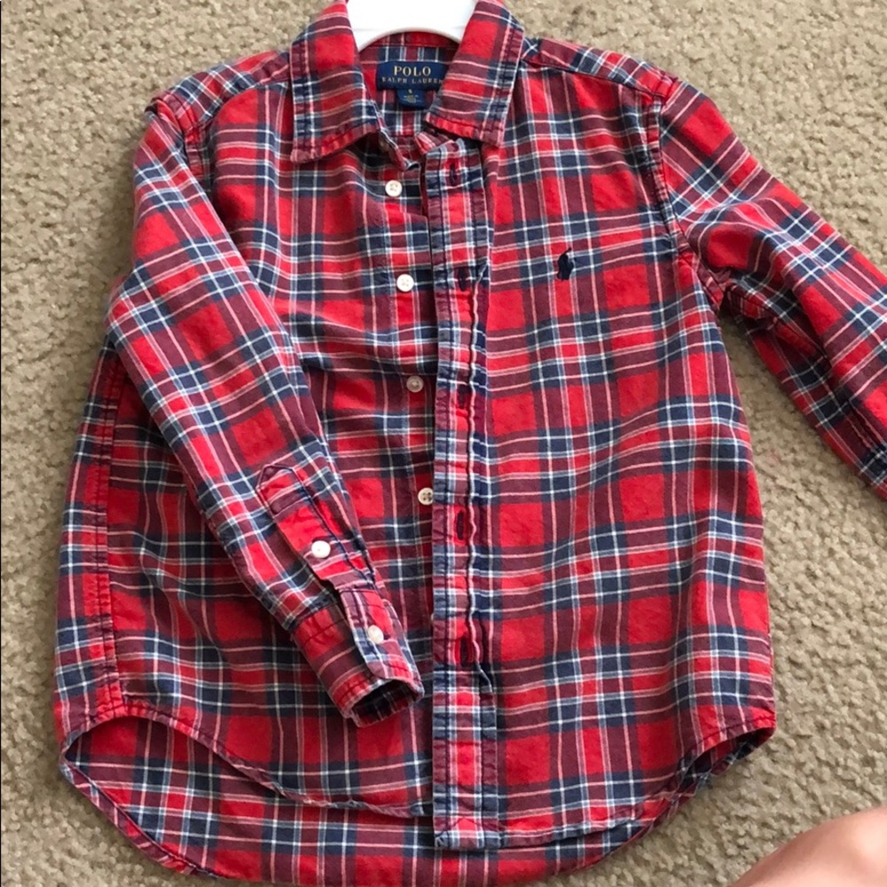 Polo boys button up shirt
